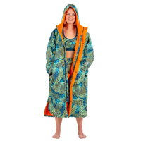 Nouveau Style imperméable coupe-vent polaire doublure veste chaude natation Parka plage surf Robe à langer