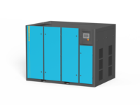 Compresseurs industriels 110 kW 150 CV, compresseur d'air rotatif à vis bi-étagé à faible bruit, entraînement direct PM VSD, moteur 0,8 MPa