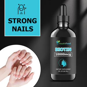 Suplemento Nutricional Personalizado al por Mayor, Gotas Líquidas de Biotina 10000mcg, Favorece la Firmeza de la Piel, Productos de Belleza, Bebida de Biotina en Gotas - Product Image 4