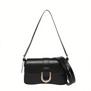 Nuevo Bolso Bandolera de Diseño Coreano para Mujer, Estilo Vintage Casual, Cuadrado Mediano, de PU, para Verano - Product Image 5