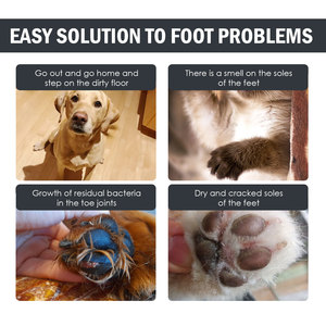 Espuma de Champú Seco 100% Natural y Orgánica Sin Enjuague con Cepillo de Silicona para Limpiar las Patas de Mascotas - Product Image 2