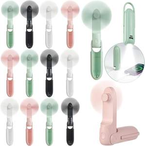 Ventilador de Mano Recargable, Portátil, Pequeño, de Bolsillo, con Banco de Energía de 1200 mAh; Esenciales Ligeros para Viajes para Mujeres y Niñas - Product Image 1