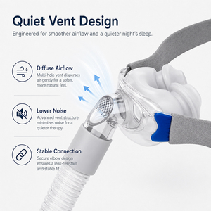<span class=keywords><strong>Kit</strong></span> de remplacement complet pour masque nasal CPAP AirfitP10 avec coussinets en silicone et tube court - Product Image 2