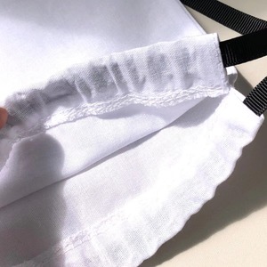 Sac en coton mousseline personnalisé avec logo imprimé, écologique et naturel, pour ranger des chaussures, des parfums, des cadeaux, sachet en coton - Product Image 4