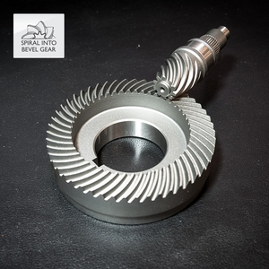 Petit engrenage conique en spirale pour l'OEM ISO9001 de moulage d'acier de précision de machine de presse à huile certifié - Product Image 6