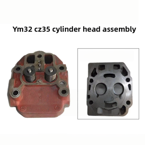 Conjunto de Cabeza de Cilindro para Motor Diésel Monocilíndrico Changchai 1110, para Cosechadoras de 22-30 HP, <span class=keywords><strong>Yamei</strong></span> 32HP, Metálico - Product Image 4