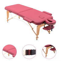Vente en gros Salon de beauté professionnel portable Spa Table de massage pliable style thaïlandais grande taille cils lit de massage facial