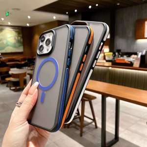 Nouvelle Arrivée Coque de Téléphone Magnétique Frosted Matte Populaire à Chargement Sans Fil en Promotion pour iPhone 17 Air Pro Max 16 15 14 13 Plus - Product Image 5