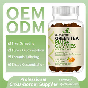 Gomitas Quemagrasas Herbales Veganas Orgánicas de Té Verde, Garcinia Cambogia y Granos de Café Verde, Suplemento para la Pérdida de Peso, Fabricante OEM - Product Image 5