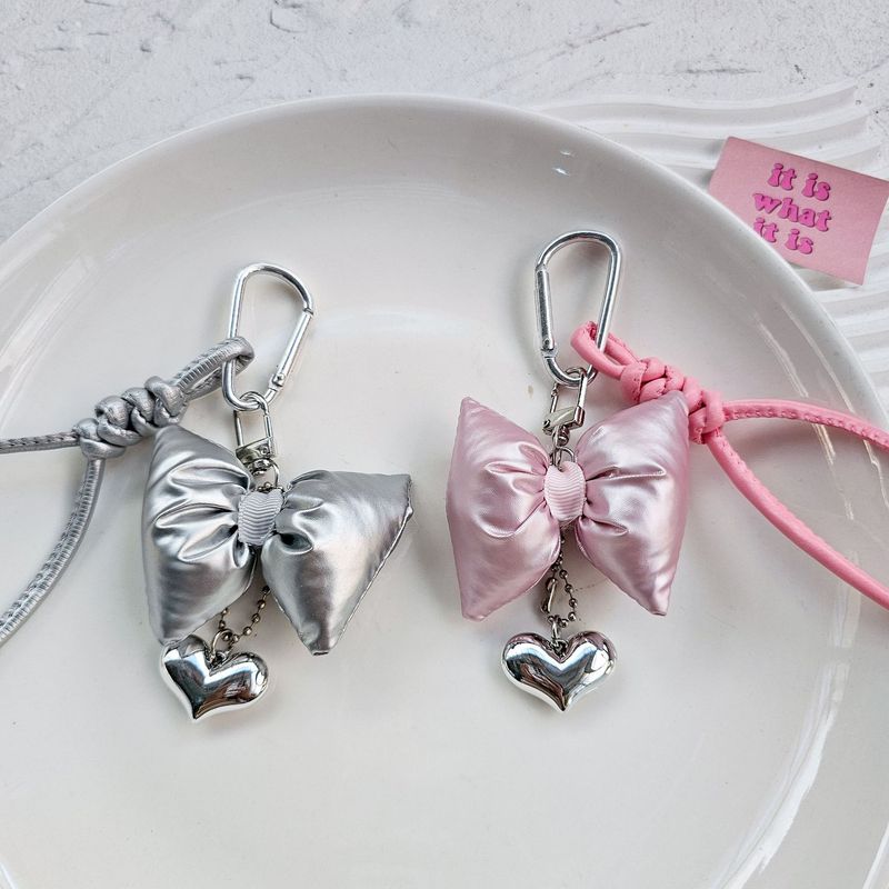 Korean Fashion Bow Alloy Metal Leather