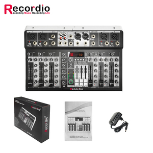 GAX-MF8 Audio 8 Canaux De Mixage 16 Numérique Effets de Réverbération Trois Égaliseur Console De Mixage avec USB Alimentation fantôme + 48V - Product Image 6