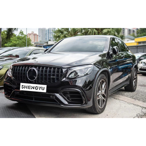 Kit carrosserie pour <span class=keywords><strong>Mercedes</strong></span> <span class=keywords><strong>benz</strong></span> <span class=keywords><strong>GLC</strong></span> CLASS X253/C253 16-19 Coupé Changer pour <span class=keywords><strong>AMG</strong></span> Style comprend pare-chocs de voiture lèvre arrière tuyaux d'échappement - Product Image 2