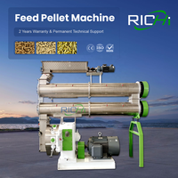 Machine à granulés d'aliments pour animaux RICHI Chine, grande capacité 5-7 T/H, électrique, pour bovins, porcs, animaux domestiques, chats, poissons, volailles, poulets