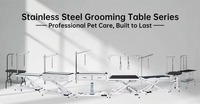 Table de toilettage électrique réglable professionnelle Portable pour grands chats chiens ciseaux en acier inoxydable pliable propre vente à domicile