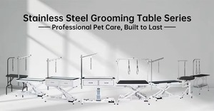 大型猫犬用電気グルーミングテーブルステンレスはさみ折りたたみ式クリーンホーム - Product Image 6