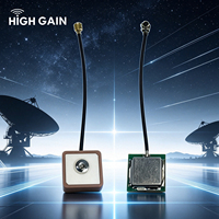 Antenne GPS céramique active à gain élevé pour véhicules et objets, 20*20*4mm, GLONASS BeiDou GNSS LNA 27dB/29dB, câble IPEX