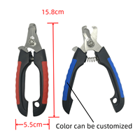 Matériel PP ciseaux de toilettage pour animaux de compagnie chien/chats fournitures accessoire tondeuses pour animaux lime à ongles coupe coupe-ongles pour animaux de compagnie caractéristique de nettoyage