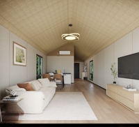 Maison préfabriquée de luxe de haute qualité en conteneur de 20 pieds, Tiny House pour habitation