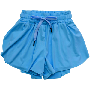 OEM Design Preorder vendita calda all'ingrosso nuovo Design estivo per bambini ragazze in tinta unita rosso Sport <span class=keywords><strong>pantaloncini</strong></span> morbidi - Product Image 6
