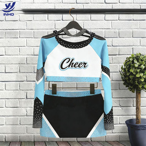 Uniformes de cheerleading personnalisés en gros, directement de l'usine, avec strass scintillants, tenues de cheerleader professionnelles bon marché pour les équipes - Product Image 2