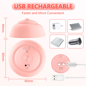 Masajeador de Senos Eléctrico Inalámbrico XLN de 10 Frecuencias, Recargable por USB, de Silicona, Resistente al Agua, con Calor, Vibración y Lactancia - Product Image 5