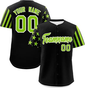 Tontons Factory logotipo personalizado nombre Jersey hombres a rayas uniforme de béisbol con nuevo diseño personalizado béisbol y softball desgaste - Product Image 3