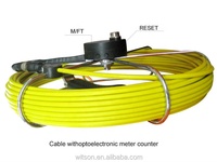 Caméra d'inspection de canalisation avec câble de 120 m, système d'inspection vidéo Witson, capteur CMOS étanche, moniteur LCD