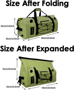 Échantillon gratuit : Sac étanche DryLarge à fermeture roll-top, robuste, pour la pêche, avec poignées et sangles durables, idéal pour le kayak et le paddle board. - Product Image 3