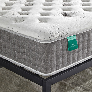 Jute <b>Mattress</b> Medium Firm Pocket Spring Memory Foam Orthopedic Breathable Hypoallergenic 1.8m European Style Padding - Product Image 2