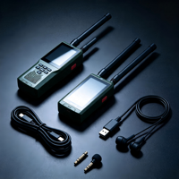 Moniteur de signal sans fil portable, dispositif de détection de spectre, liaison d'équipe 1+N, batterie 10H, surveillance RF multi-bandes de l'environnement