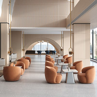 Canapé de bureau moderne en cuir - Idéal pour les négociations et la réception dans les bureaux de vente et les salons de beauté