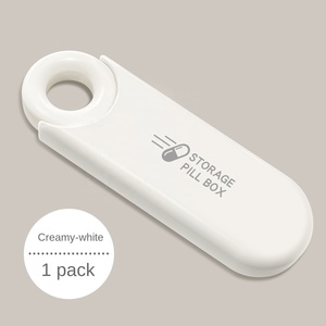 Organizador de Pastillas Portátil Medibox Mini al por Mayor, Forma de Disco U, Extraíble con Asa, Material PP, 3 Compartimentos - Product Image 6