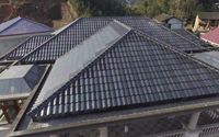 Huafeng Tuiles solaires 30w 40w 50w Panneaux solaires Tuiles 50watt Tuile solaire Bardeaux solaires Tuiles pour système d'énergie solaire
