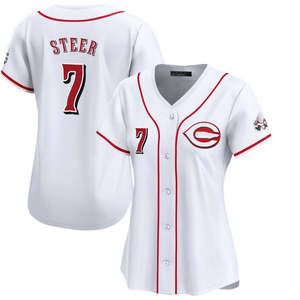 2025 女式辛辛那提红队主场限量棒球短裤可定制球队名称透气 100% 涤纶缝制刺绣 - Product Image 3