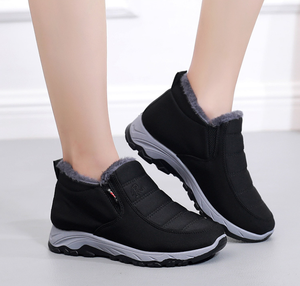 Commercio all'ingrosso da <span class=keywords><strong>uomo</strong></span> e donna Casual pelliccia da passeggio <span class=keywords><strong>scarpe</strong></span> invernali nere calde Unisex stivali da neve di grandi dimensioni - Product Image 6
