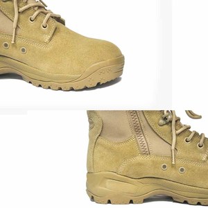 Bottes tactiques DF25 0625 personnalisées pour hommes, robustes, en daim, imperméables, pour le camping, toutes saisons, style camouflage, haute tige. - Product Image 2