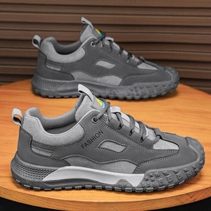 Zapatos de Senderismo para Hombre Modelo W270, Parte Superior de Cuero Sintético, Transpirables, Antideslizantes, Duraderos, para Obras de Construcción, Seguridad Laboral - Product Image 2