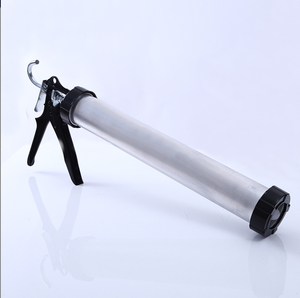 Pistolet à <span class=keywords><strong>saucisse</strong></span> et à calfeutrer manuel en aluminium à baril unique de 600ml de force industrielle avec <span class=keywords><strong>piston</strong></span> à tige lisse polyvalent - Product Image 6