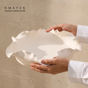 Omaysn Chocolate <strong>Plate</strong> <strong>Ceramic</strong> Fruit <strong>Plate</strong> <strong>Ceramic</strong> Fruit Shape <strong>Plates</strong> Fruit Shape <strong>Plate</strong> Set Multicolor Glazed Elongated Oval - Product Image 6