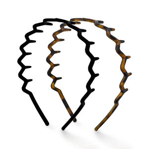 12 पीसी महिलाओं के बालों के साथ 12 पीसी महिला हेयरबैंड हेडबैंड प्लास्टिक हेयर होप्स हेडबैंड प्लास्टिक बाल हेवियर हेयर एक्सेसरीज़ - Product Image 3