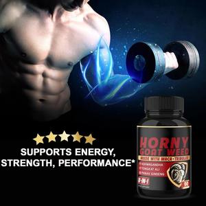Cápsulas de Erva Horny Goat Weed Personalizadas por Atacado LUVVITA, Suplementos Herbais que Injetam Energia para Aumentar a Força Mental, Cuidados com a Saúde do Adulto - Product Image 2