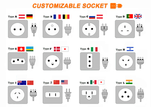 Howlighting 3680w acciaio inossidabile Ip44 2 prese presa da giardino colonna presa da giardino per esterni ad alta potenza con Base per barbecue - Product Image 5