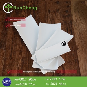 Plato Rectangular <span class=keywords><strong>de</strong></span> <span class=keywords><strong>Melamina</strong></span> Resistente, Diseño Clásico, Apto para Alimentos, Personalizable, para Comidas <span class=keywords><strong>de</strong></span> Hotel - Product Image 3