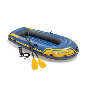 B07 <span class=keywords><strong>Intex</strong></span> 68367 <span class=keywords><strong>CHALLENGER</strong></span> bateaux gonflables à remplissage rapide radeau de pêche <span class=keywords><strong>2</strong></span> personnes rafting kayak avec pagaies et pompe en plastique - Product Image 1
