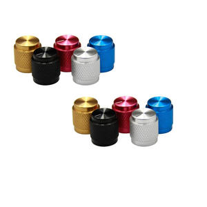 Op maat gemaakte CNC-gedraaide koperen bedieningsknop - 6 mm schachthuls met schaalindicator - Product Image 5