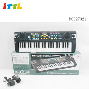Basit stil elektronik müzikal Organ oyuncak çocuklar için öğrenme müzik eğitim seti paketi dahil