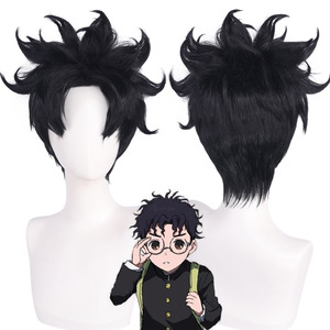 Peluca <span class=keywords><strong>de</strong></span> cosplay del hombre armado sobrenatural del Señor Shengda Dada Dada Takakura <span class=keywords><strong>Ken</strong></span>, cabello negro, cabello corto - Product Image 1