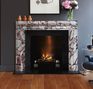 Cornice per Caminetto in Marmo Calacatta Viola |   Marmo Italiano di Lusso |   Fornitura Diretta dal Produttore - Product Image 5