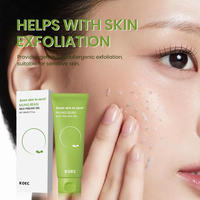 Gel exfoliant au lait de haricot mungo, marque privée, nettoyage en profondeur, exfoliant pour le visage, blanchissant, hydratant, éclaircissant, soin du visage