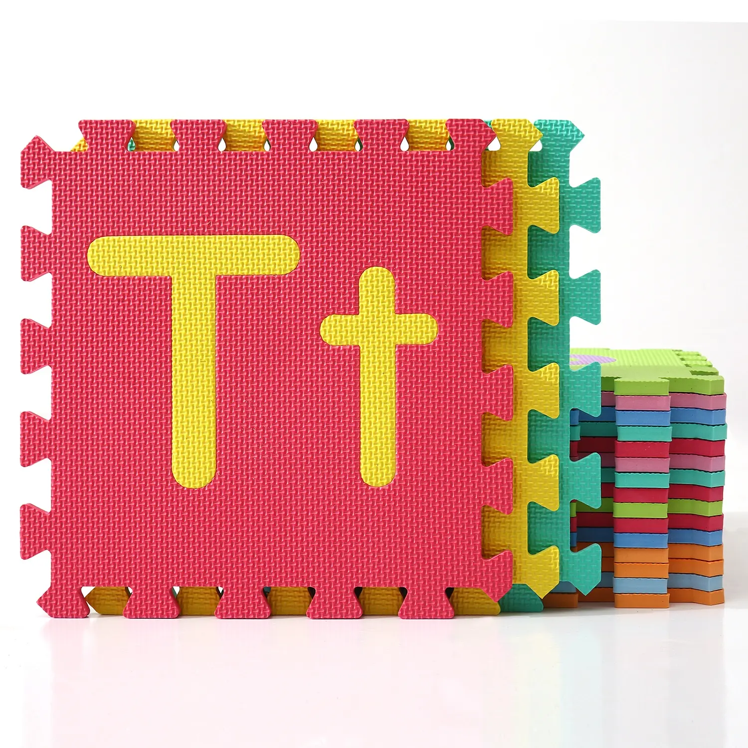 Weiches und sicheres ungiftiges mehrfarbiges Übungs puzzle für Kinder Pädagogisches Abc-Alphabet Eva Play Foam Mat für Kinder